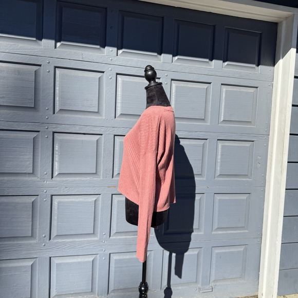 Madewell Women's‎ Deep Salmon Color Long Sleeve Light Sweater Size Small! - Picture 3 of 6